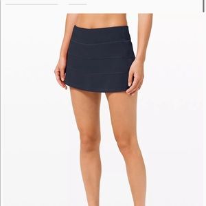 Lululemon Pace Rival Mid Rise Skirt in True Navy